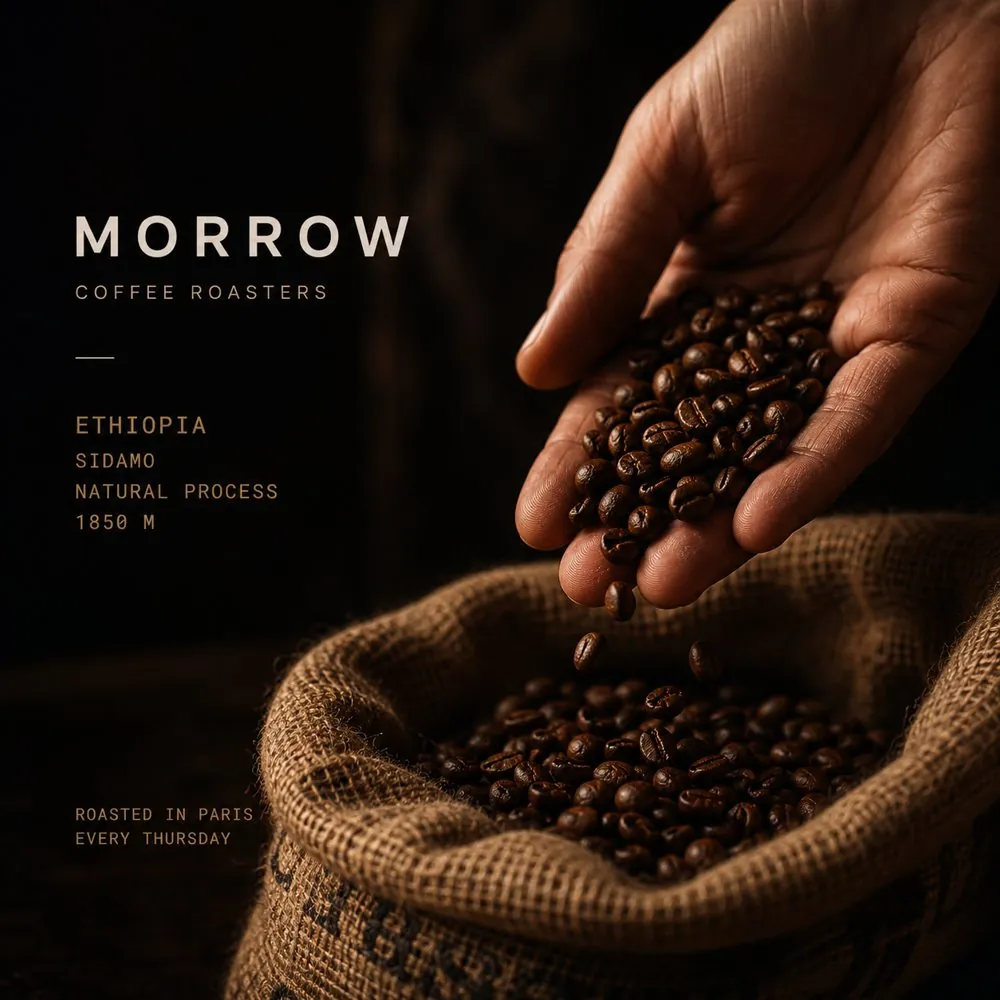 Morrow Coffee Roasters – affiche publicitaire (concept) par FennGraphic